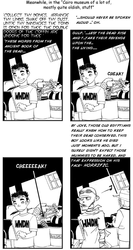 Chapter 1 Strip 9 The B Movie Comic